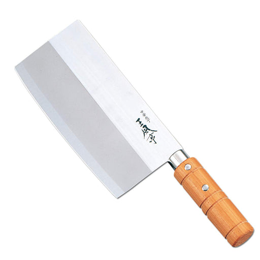 Fuji Cutlery Japanese Stainless Steel Double-Edged Chinese Knife - Round Handle 175mm-Kiichin - The #1 Place for Japanese Goods in Your Hand!