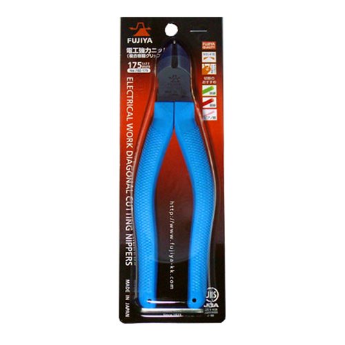 Fujiya 70Z-175 Electric Grip JIS Standard 175mm Nippers-Kiichin - The #1 Place for Japanese Goods in Your Hand!