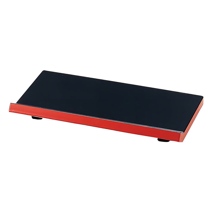 Craft Black Sushi Serving Plate - 23x12cm by Fukui Premium Quality for Elegant Dining-Kiichin - The #1 Place for Japanese Goods in Your Hand!
