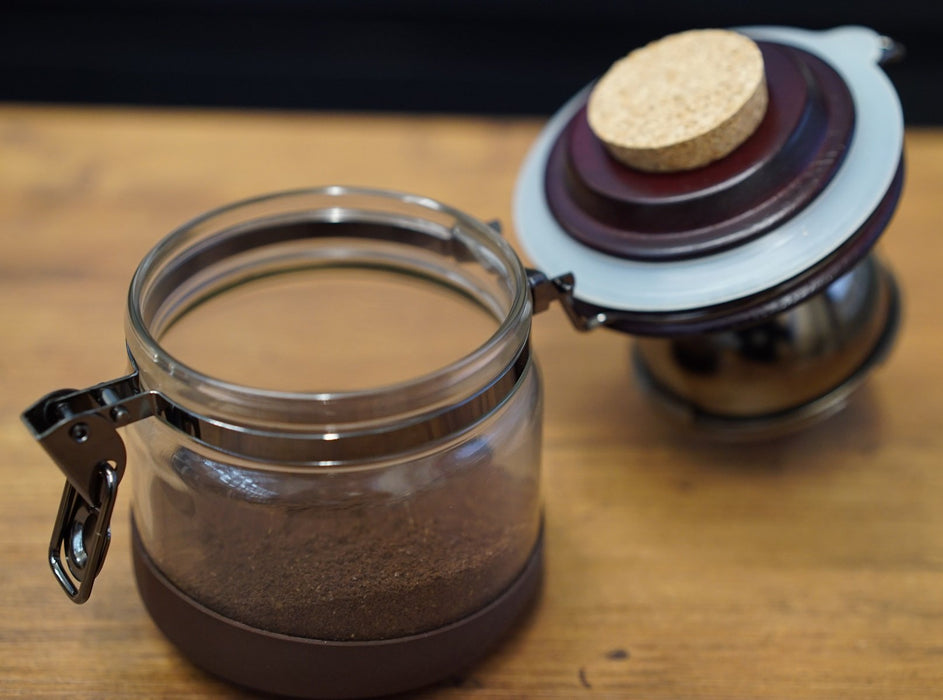 Hario Coffee Mill Grinder with Canister - Authentic Japanese CMHN-4-Kiichin - The #1 Place for Japanese Goods in Your Hand!