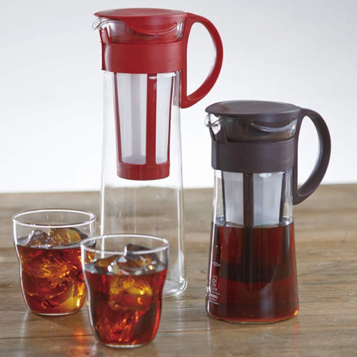 Hario Mizudashi Cold Brew Coffee Pot 600cc - Red The Ultimate Cold Brew Coffee Maker-Kiichin - The #1 Place for Japanese Goods in Your Hand!