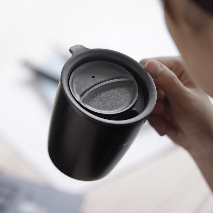 Hario Mug Bottle SMF-300-B 300ml Black Thermal Mug w/Lid-Kiichin - The #1 Place for Japanese Goods in Your Hand!