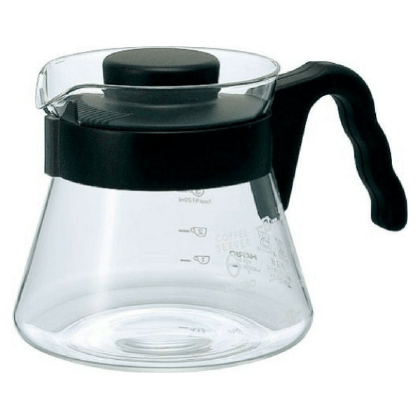 Hario V60 Glass Coffee Server with Angled Handle (450ml)-Kiichin - The #1 Place for Japanese Goods in Your Hand!