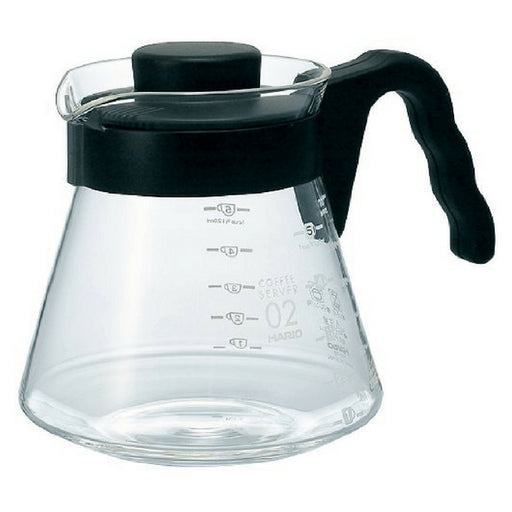 Hario V60 Glass Coffee Server with Angled Handle - 700ml-Kiichin - The #1 Place for Japanese Goods in Your Hand!