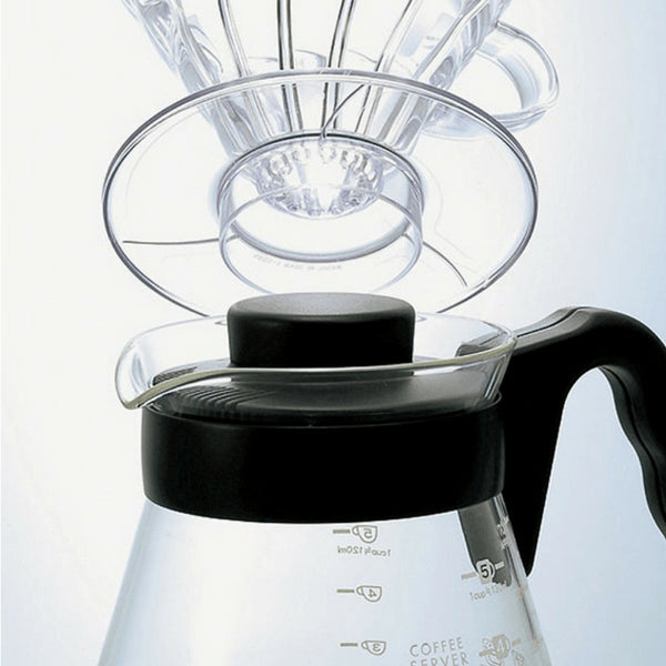 Hario V60 Glass Coffee Server with Angled Handle - 700ml-Kiichin - The #1 Place for Japanese Goods in Your Hand!