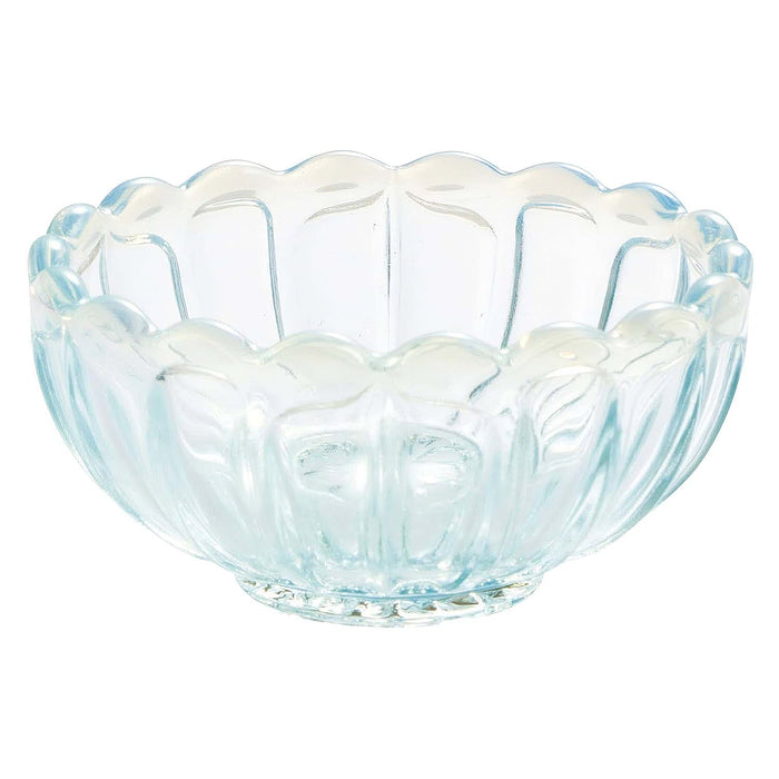 Hirota Glass Japan Yukinohana Blue Mini Bowl - Premium Soda-Lime Glass-Kiichin - The #1 Place for Japanese Goods in Your Hand!