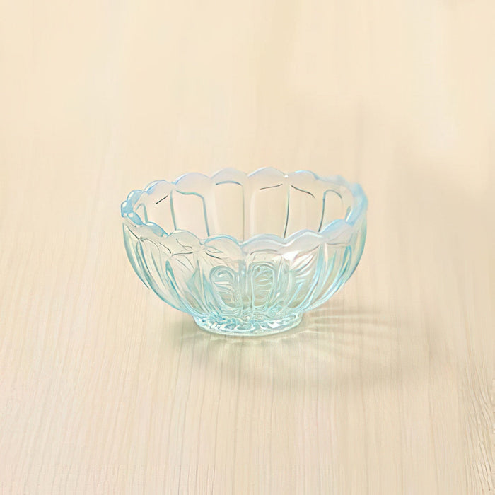 Hirota Glass Japan Yukinohana Blue Mini Bowl - Premium Soda-Lime Glass-Kiichin - The #1 Place for Japanese Goods in Your Hand!