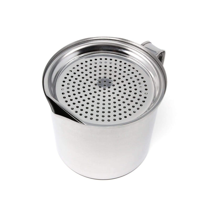 Ichibishi Stainless Steel Oil Storage Pot - Premium Japanese Design-Kiichin - The #1 Place for Japanese Goods in Your Hand!
