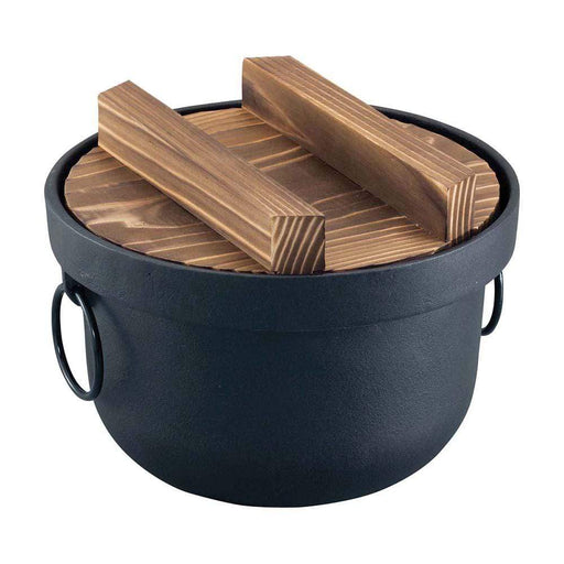 Ikenaga Japan Cast Iron Rice Cooker 3-Go | Authentic Vendor-Kiichin - The #1 Place for Japanese Goods in Your Hand!