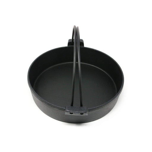 Ikenaga 24cm Induction Cast-Iron Sukiyaki Pan with Dual Handles-Kiichin - The #1 Place for Japanese Goods in Your Hand!