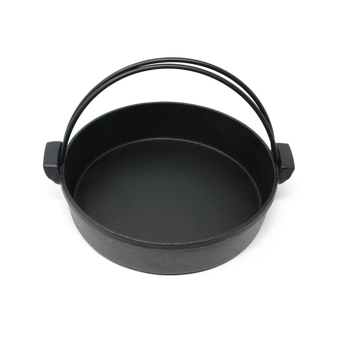 Ikenaga 26cm Induction Cast-Iron Sukiyaki Pan with Dual Handles-Kiichin - The #1 Place for Japanese Goods in Your Hand!