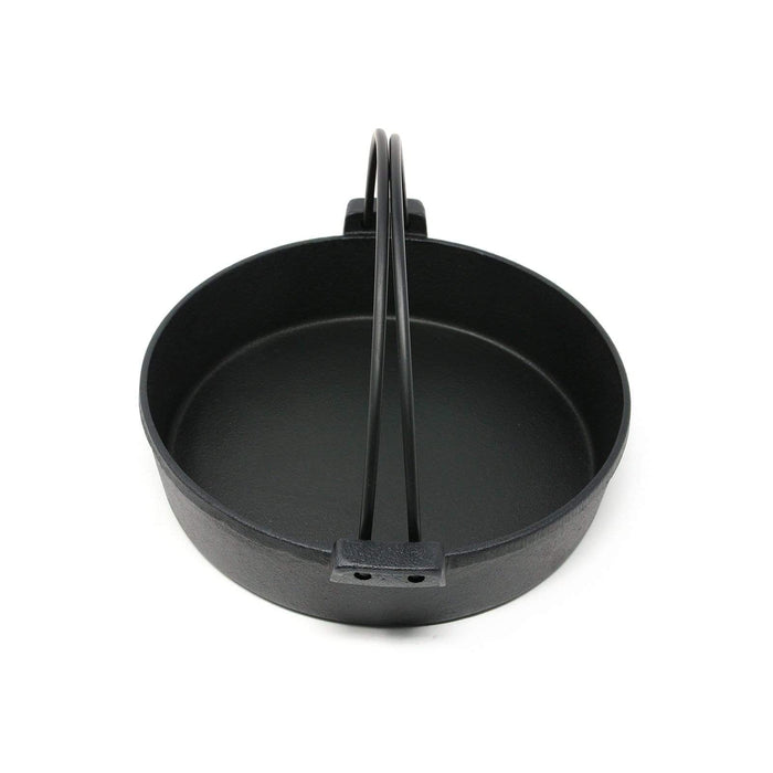 Ikenaga 28cm Induction Cast-Iron Sukiyaki Pan with Dual Handles-Kiichin - The #1 Place for Japanese Goods in Your Hand!
