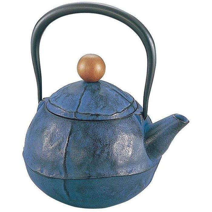 Ikenaga Nambu Tetsubin Kuru・Mu Blue - Authentic Japanese Cast Iron Teapot-Kiichin - The #1 Place for Japanese Goods in Your Hand!