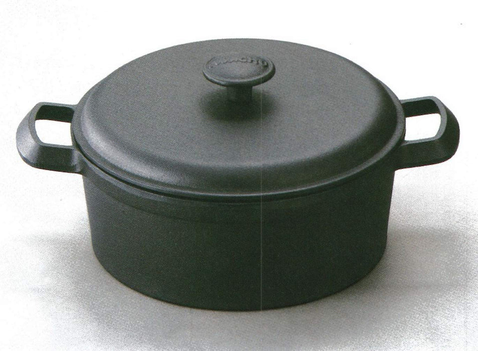 Iwachu 18 Black Baked Ih Compatible Nambu Tekki Stew Pan-Kiichin - The #1 Place for Japanese Goods in Your Hand!