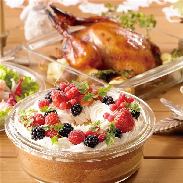 Iwaki 2.0L Heat Resistant Glass Baking Dish - Durable and Versatile-Kiichin - The #1 Place for Japanese Goods in Your Hand!