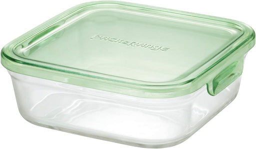 Iwaki Japan Square Glass Storage Container M 800ml - Heat Resistant-Kiichin - The #1 Place for Japanese Goods in Your Hand!