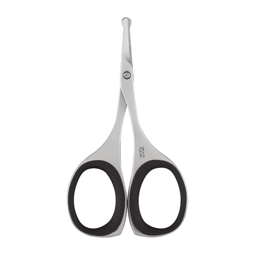 Kai Corp Groom Safety Scissors Nose Hair Silver/Black 1pc-Kiichin - The #1 Place for Japanese Goods in Your Hand!