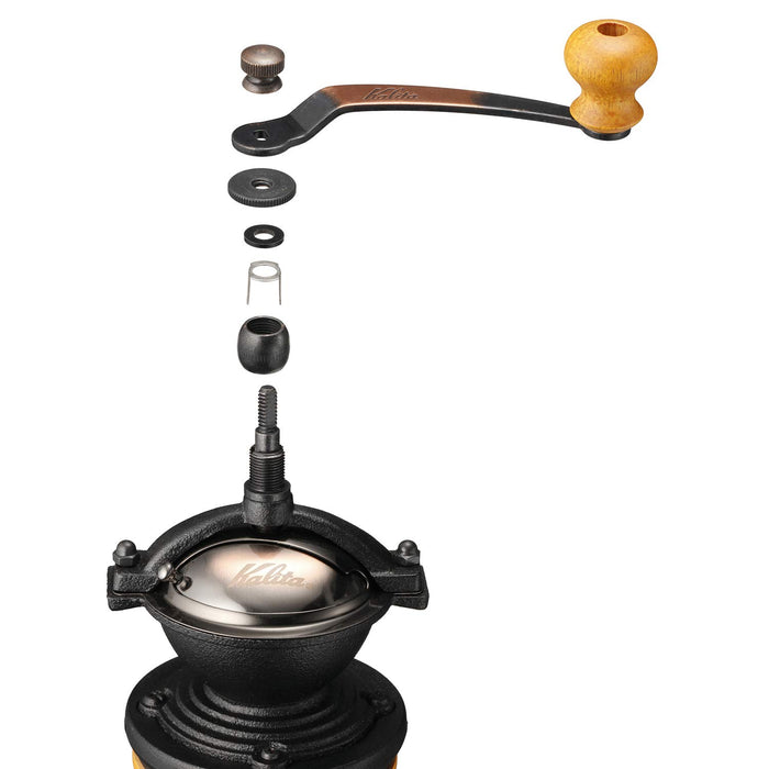 Kalita 42118 Coffee Grinder - Slim Round Hand Mill from Japan-Kiichin - The #1 Place for Japanese Goods in Your Hand!
