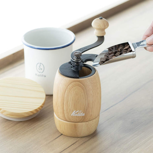 Kalita Wooden Hand Grind Coffee Mill - Antique Small Camping Grinder-Kiichin - The #1 Place for Japanese Goods in Your Hand!