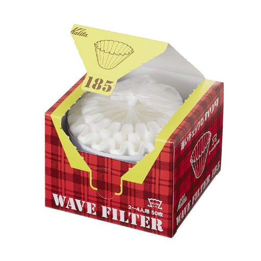 Kalita Wave 185 Filter (50P) - Premium Coffee Brewing Essential-Kiichin - The #1 Place for Japanese Goods in Your Hand!
