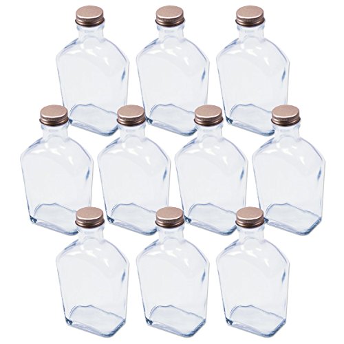 Rhyme Japan Herbarium Square Skittle Glass Bottle 200Cc Set - 10 Pack-Kiichin - The #1 Place for Japanese Goods in Your Hand!