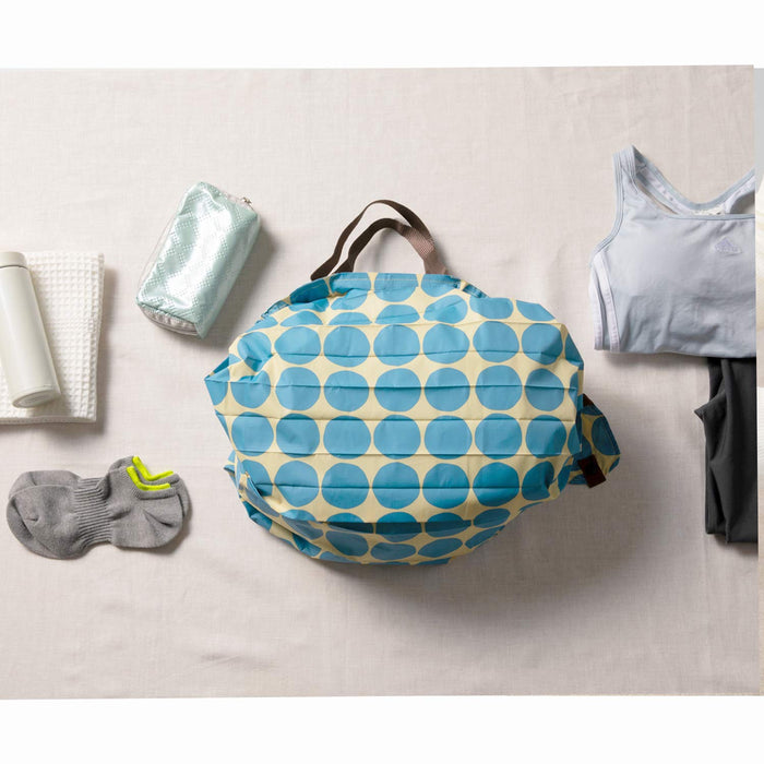 Marna Japan Shupatto Compact Bag M Dot Foldable Eco Bag - Stylish and Convenient-Kiichin - The #1 Place for Japanese Goods in Your Hand!