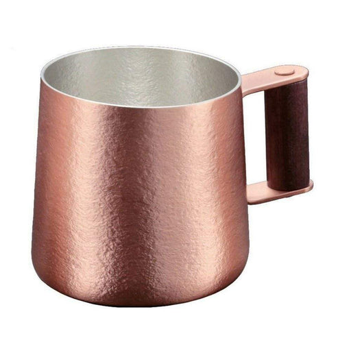 Minagawa Copper Beer Mug with Wooden Handle - 250ml-Kiichin - The #1 Place for Japanese Goods in Your Hand!