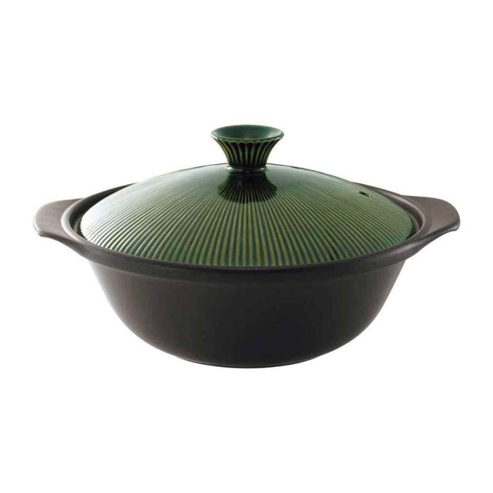Miyawo Thermatech Donabe Casserole 19Cm - Authentic Japanese Olive Cookware-Kiichin - The #1 Place for Japanese Goods in Your Hand!