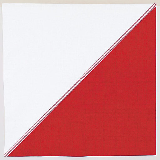 Musubi Furoshiki 50 Hare Red Japanese Wrapping Cloth 50Cm Cotton-Kiichin - The #1 Place for Japanese Goods in Your Hand!