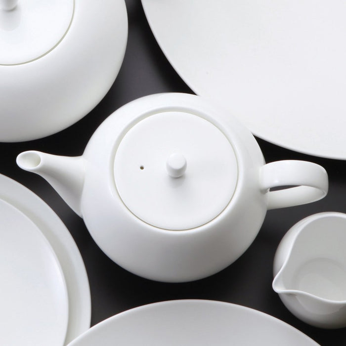 Narumi Japan White Cool Coupe Teapot - 660Cc (51326-4664)-Kiichin - The #1 Place for Japanese Goods in Your Hand!