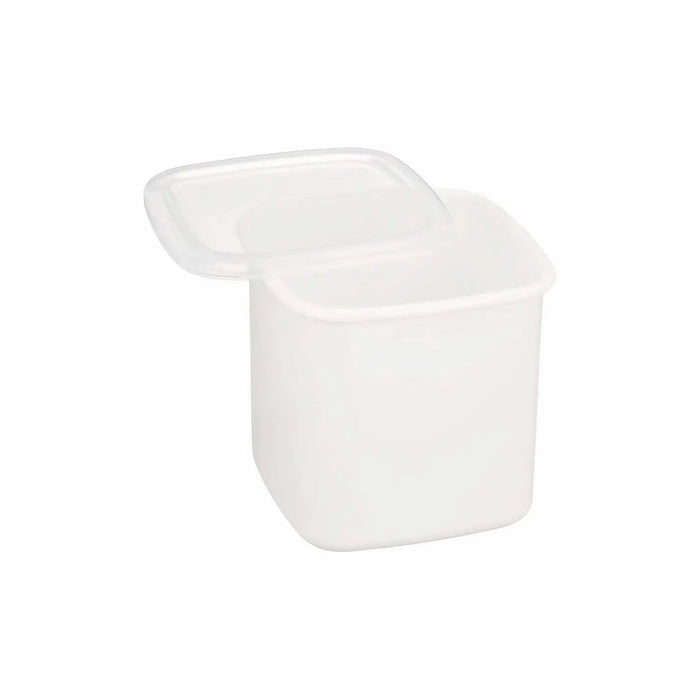 Noda Horo White Enamel Square Food Containers - Medium Size-Kiichin - The #1 Place for Japanese Goods in Your Hand!