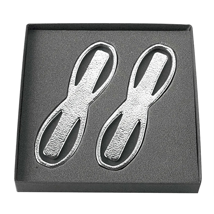 Hand-Crafted Tinware Hachi 8 Cutlery Rests - Set of 2 by Nousaku-Kiichin - The #1 Place for Japanese Goods in Your Hand!