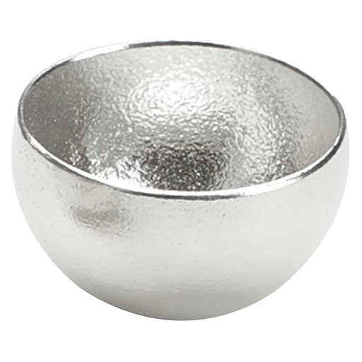 Handcrafted Swing Cold Sake Cup 40ml - Silver by Nousaku-Kiichin - The #1 Place for Japanese Goods in Your Hand!