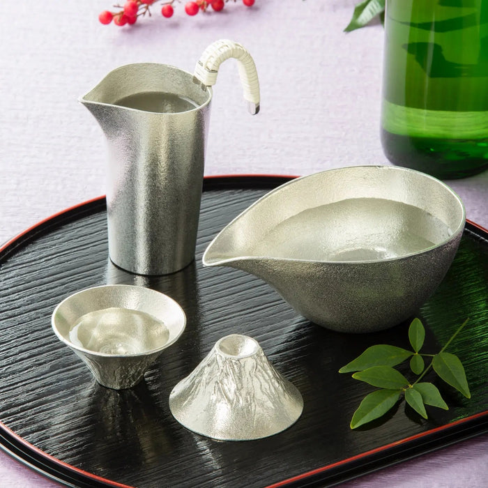 Premium Gold Nousaku Tinware Katakuchi Sake Server - 150ml-Kiichin - The #1 Place for Japanese Goods in Your Hand!