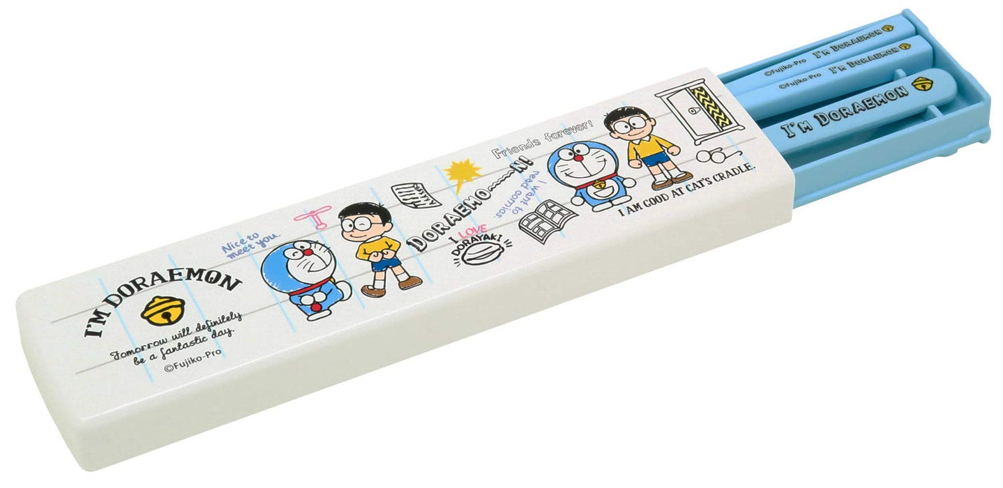 Osk Doraemon Bento Box Lunch Set with Chopsticks, Spoon, and Sliding Lid-Kiichin - The #1 Place for Japanese Goods in Your Hand!