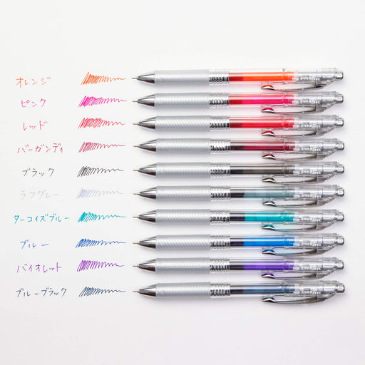 Pentel Energel Infree 0.5mm Gel Ink Ballpoint Pen - 10 Colors (Made in Japan)-Kiichin - The #1 Place for Japanese Goods in Your Hand!