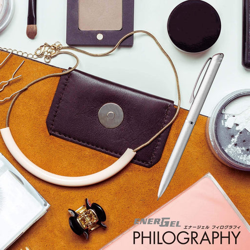 Pentel Energel Philography Ballpoint Pen - White Axis Bln2005W 05-Kiichin - The #1 Place for Japanese Goods in Your Hand!