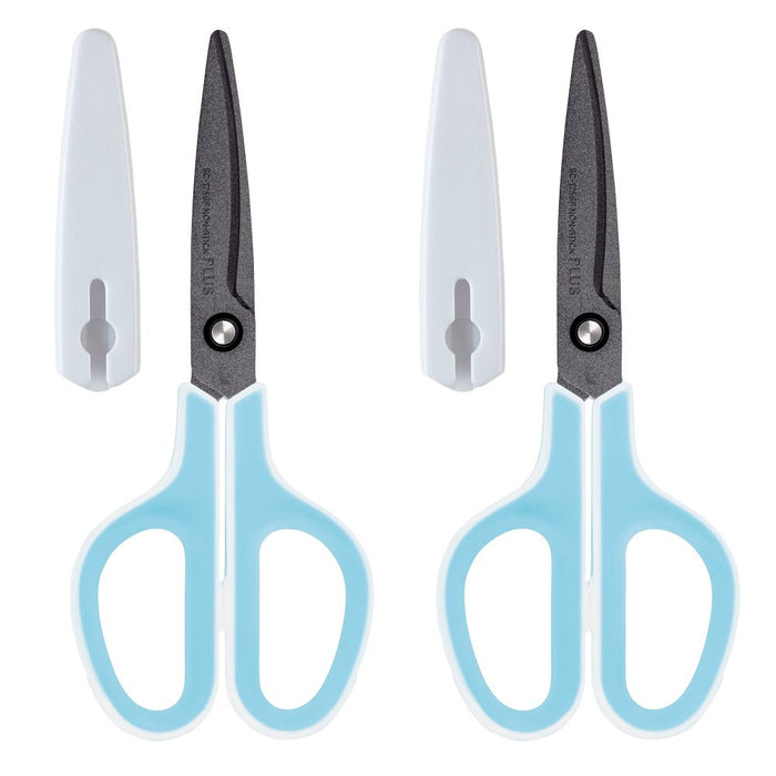 Plus Japan Scissors Set 2-Pack with Fluorine Coating for Precise Cutting-Kiichin - The #1 Place for Japanese Goods in Your Hand!
