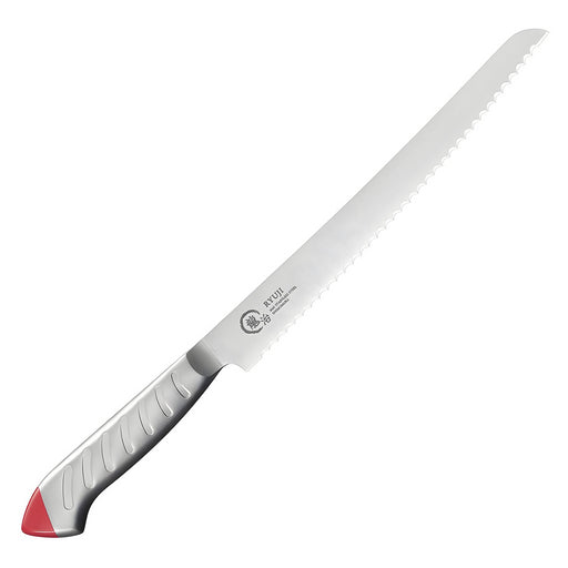 Ryuji Molybdenum Steel Bread Knife - Premium Red Cutlery-Kiichin - The #1 Place for Japanese Goods in Your Hand!