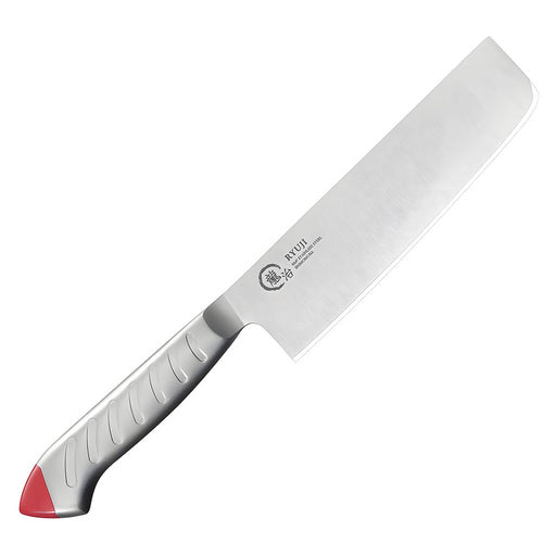 Ryuji Molybdenum Steel Nakiri Knife - Red Edition-Kiichin - The #1 Place for Japanese Goods in Your Hand!