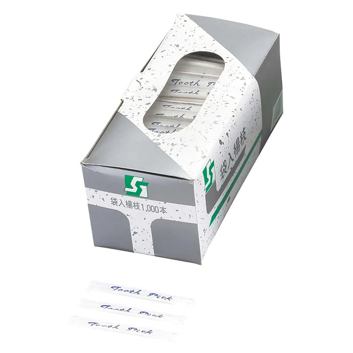 Sato Trading's 1000 Wood Youji Toothpicks Premium Quality from Japan-Kiichin - The #1 Place for Japanese Goods in Your Hand!