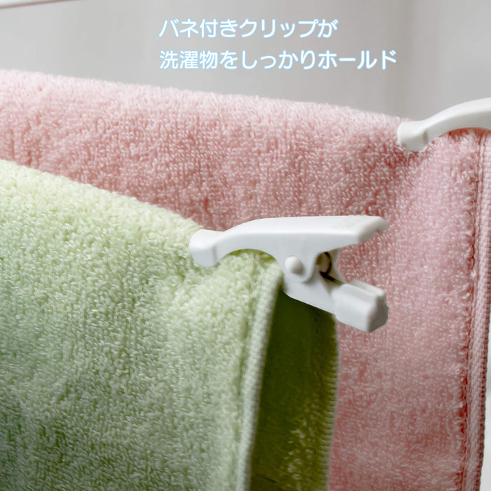 Sawafuji Japan Hand Dryer 20 Racks - Compact White Laundry Hanger-Kiichin - The #1 Place for Japanese Goods in Your Hand!
