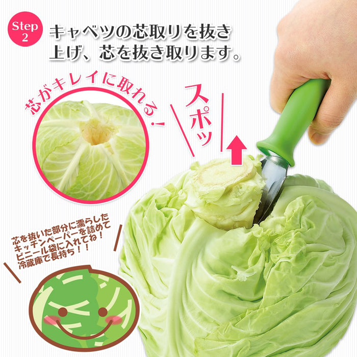Shimomura Kougyou FV-613 Cabbage Core Remover Dishwasher Safe-Kiichin - The #1 Place for Japanese Goods in Your Hand!