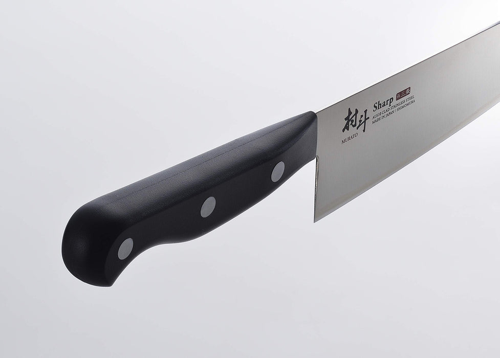 Shimomura Kogyo Molybdenum Vanadium Steel Nakiri 165mm MSL-105 Black Japan Made-Kiichin - The #1 Place for Japanese Goods in Your Hand!