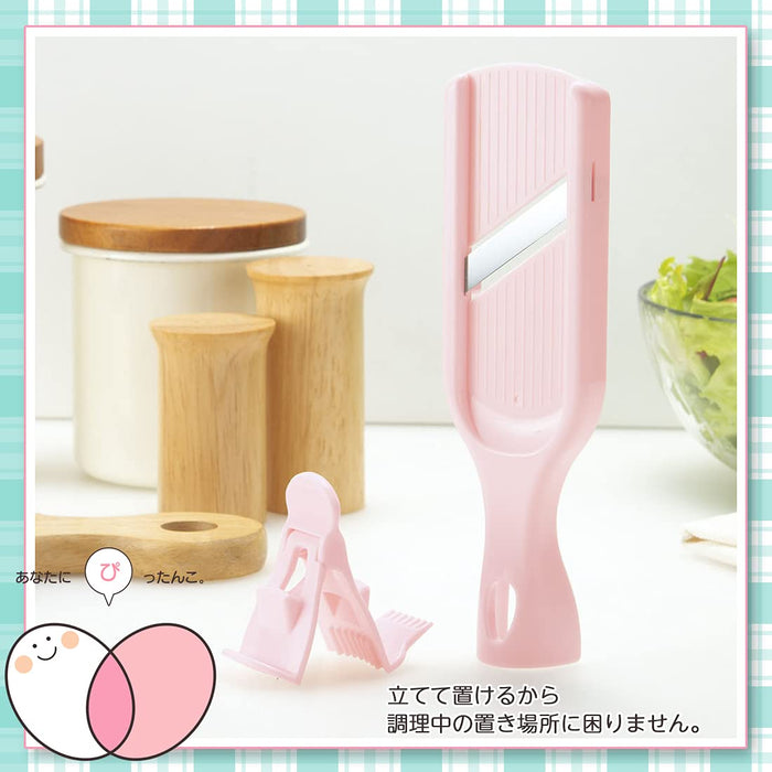 Shimomura Kougyou Pitaco Mini Slicer PC-606 Niigata Tsubame-Sanjo Pink 53X23X174mm-Kiichin - The #1 Place for Japanese Goods in Your Hand!