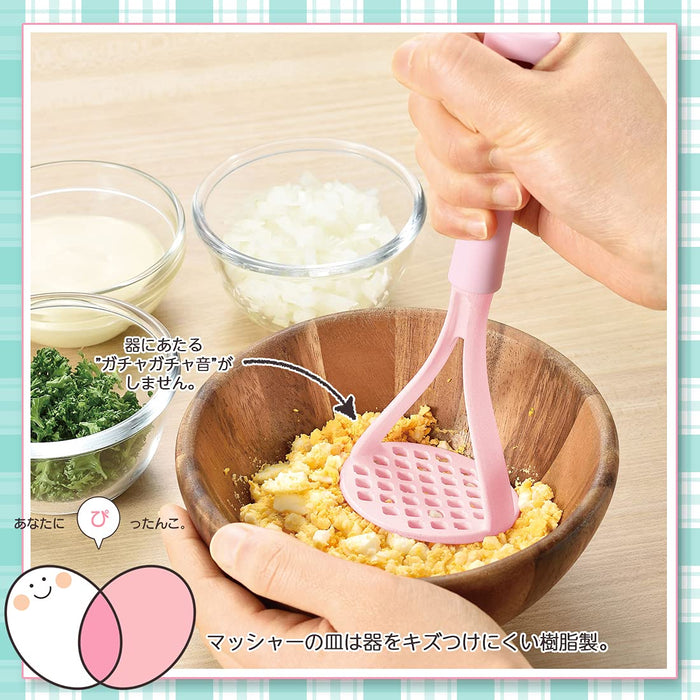 Shimomura Kogyo PC-204 Japan Pitako Dishwasher Safe Masher Niigata Tsubame-Sanjo-Kiichin - The #1 Place for Japanese Goods in Your Hand!
