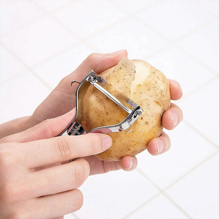 Premium Stainless Steel Peeler by Shimomura - Japanese Craftsmanship at its Finest-Kiichin - The #1 Place for Japanese Goods in Your Hand!