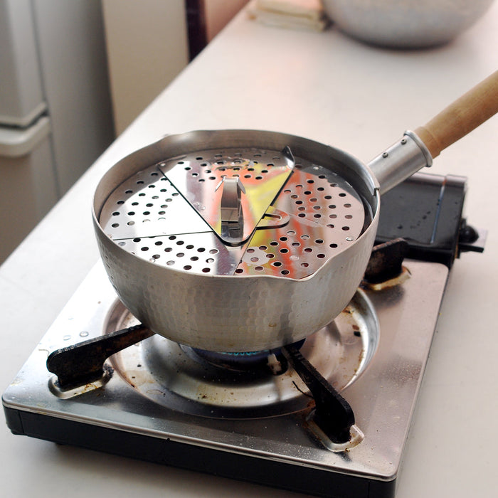 Enhance Cooking Safety with Shimomura Safety Free Size Otoshibuta Drop Lid-Kiichin - The #1 Place for Japanese Goods in Your Hand!