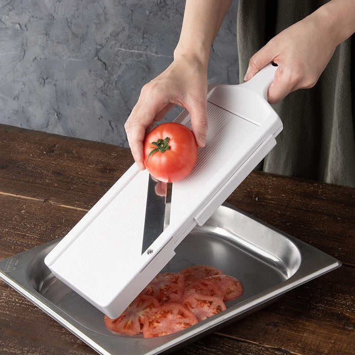 Shimomura Stainless Steel Veggie Cutter - Efficient Kitchen Tool-Kiichin - The #1 Place for Japanese Goods in Your Hand!