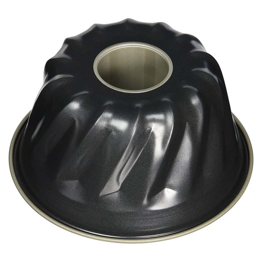 Premium 18cm Shimotori Black Figure Steel Kugelhopf Bundt Cake Pan-Kiichin - The #1 Place for Japanese Goods in Your Hand!